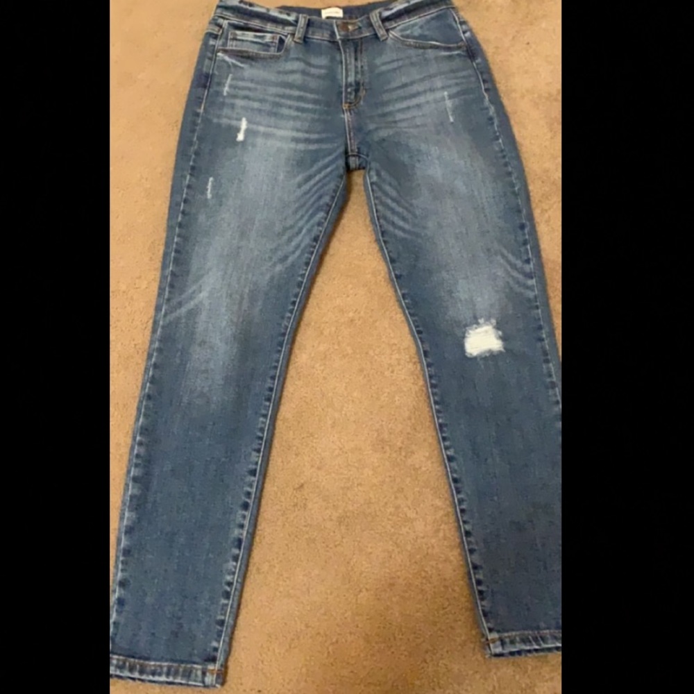 Denim mom jeans